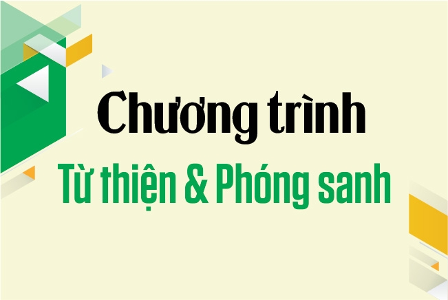 The program freeing creatures by yacht  on Hau Giang river in Can Tho  