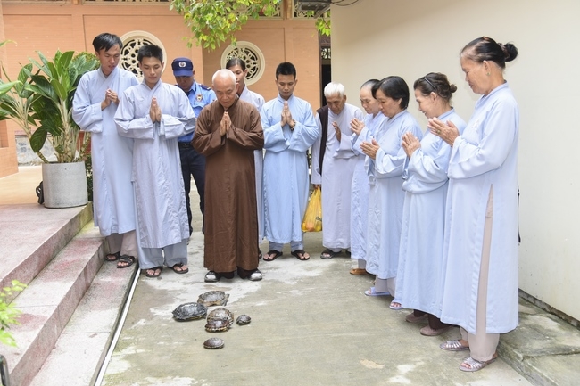 Visiting a patient at Gia An 115 Hospital