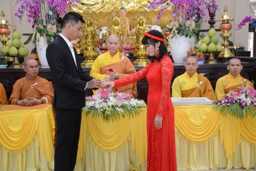 Buddhism Wedding Ceremony at Hoang Phap Pagoda