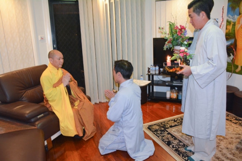 A Sermon at Van An Monastery and Chuc That Buddhist Family.