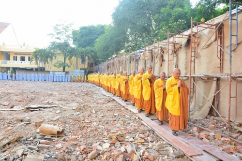 Praying Ceremony for the Construction of Multi-Functioned Building at Hoang Phap Pagoda