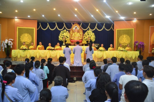 Ceremony Taking Refuge In The Triratna I - 2016