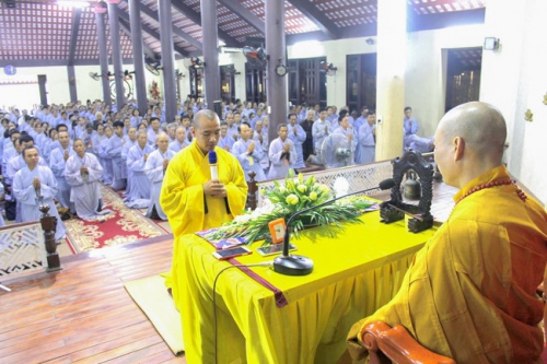 Ceremony of settling Bodhisattva Avalokitesvara at Hoa Phuc Pagoda, Hanoi