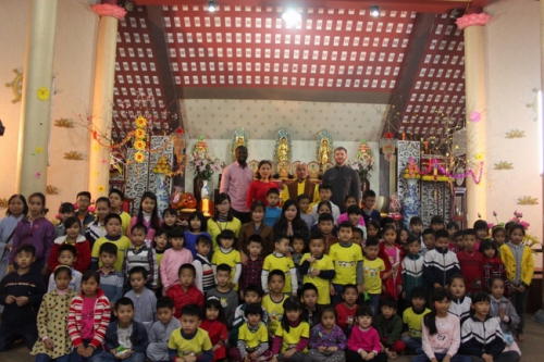 The meaningful field trip of Dream Sky English Center at Hoa Phuc Pagoda