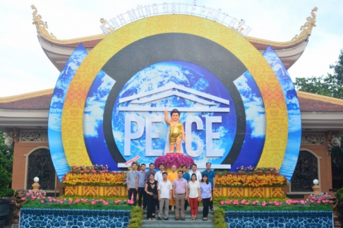 Religion Section, Department of Home Affairs in Thai Binh province visited Hoang Phap Pagoda