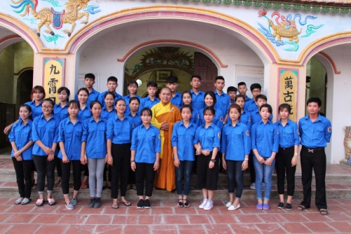 Establishing the Club of Youth and Teenager Buddhists at Dong Cao pagoda in Thanh Hoa Province