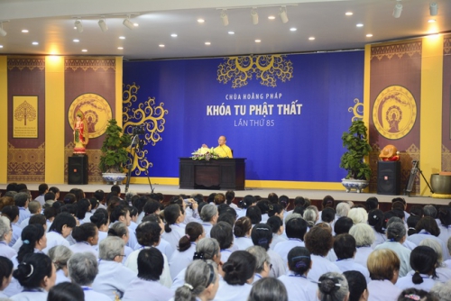 Dharma Talk with the topic 