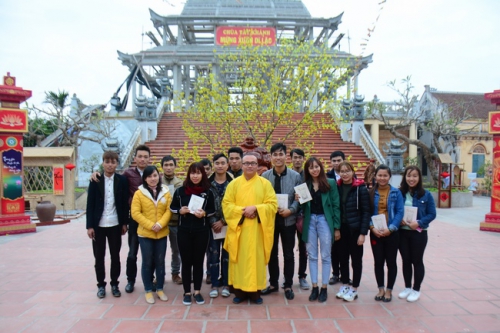 Peace ceremony in Tay Khanh Pagoda, Thai Binh