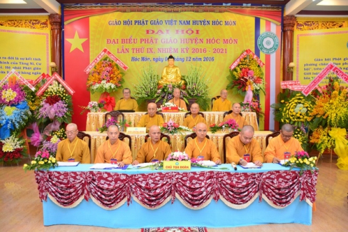 Đại hội đại biểu Phật giáo H. Hóc Môn nhiệm kỳ IX (2016 -2021)