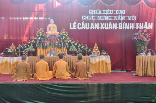 Lễ cầu an đầu năm tại chùa Tiêu Dao - Quảng Ninh