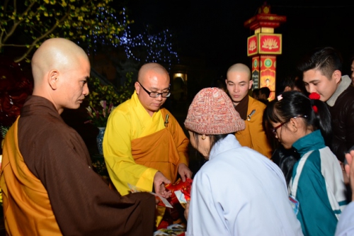 Welcoming The lunar New Year of Rooster at Tay khanh Pagoda in Thai Binh Province