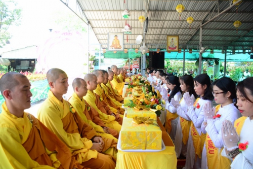 The Great Ullambana of Paying Gratitude at Cambodia Hoang Phap Pagoda