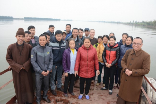Creature releasing in the new year in thai binh province.