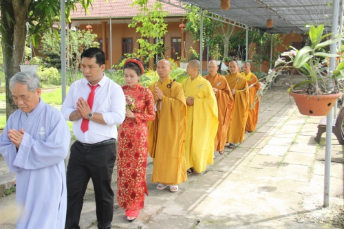 Buddhist wedding ceremony at Tinh Phap pagoda – Ha Tinh Province
