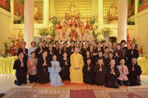 Visiting and Dharma Lecturing in Son La Province.