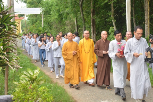 Dharma Preaching at Giac Linh Pagoda, Tra Vinh Province
