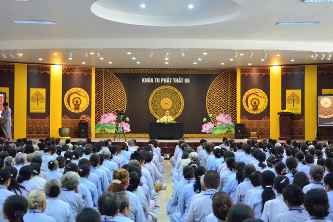 Opening the 86th Seven-Day Retreat