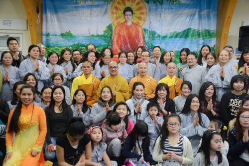 The Ceremony of the Buddha’s Enlightenment Attaining in the United Kingdom.