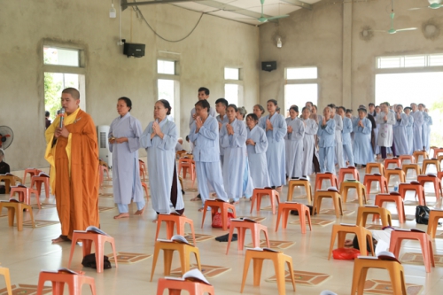 One-day cultivated course at Dong Cao pagoda in Thanh Hoa province