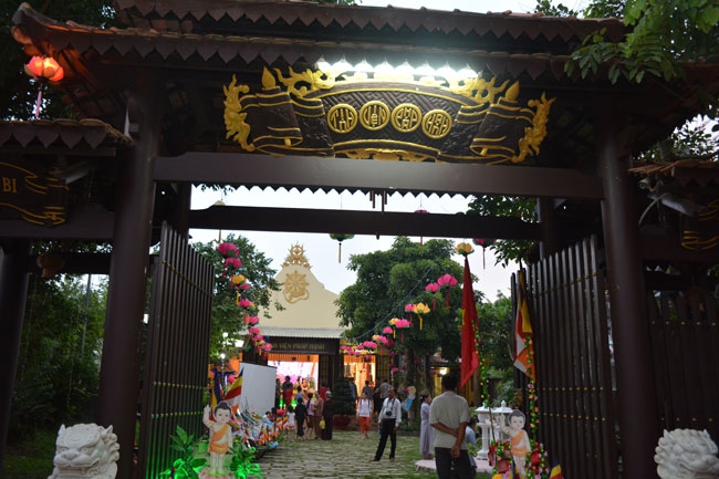 Ceremony of Buddha’s Birth at Phap Hanh Pure Monastery, Cu Chi District.