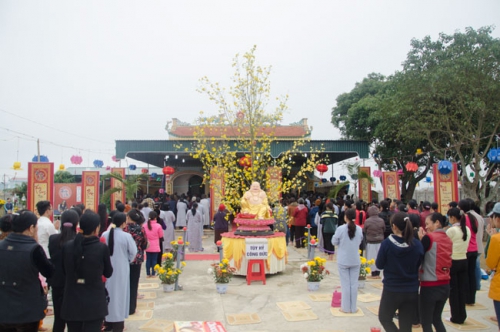 Welcoming Goat Year Spring at Dong Cao Pagoda, Thanh Hoa Province