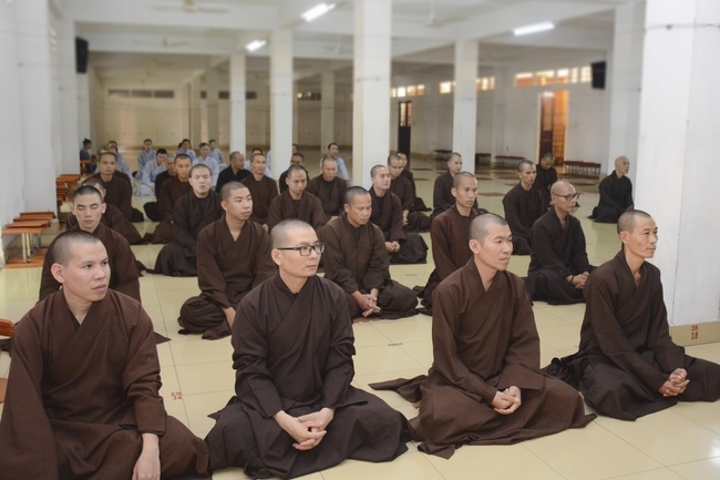 Quý Thầy chùa Hoằng Pháp an cư tập trung