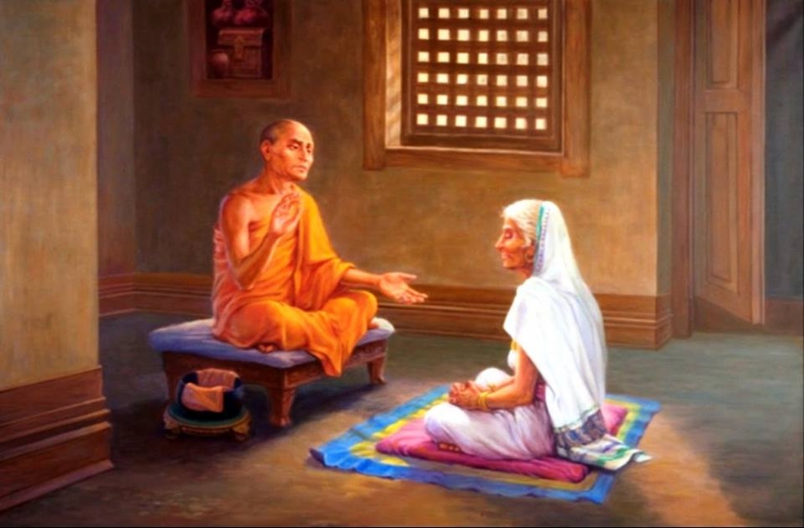 Bà Lão Và Nhà Sư