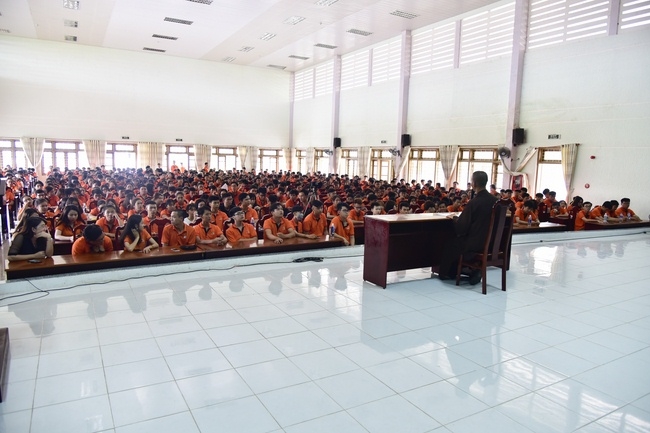 Chia sẻ đạo lý tại khu quân sự Hòa An, đại học FPT Cần Thơ