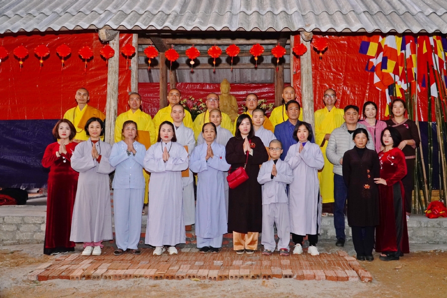 Ceremony of seating Buddha Statue of Dai Co Viet Pagoda, Yen Bai