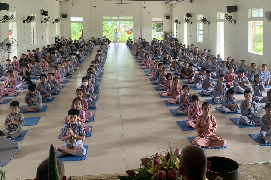 The 2nd Day of Temporary Ordination in Summer for Children