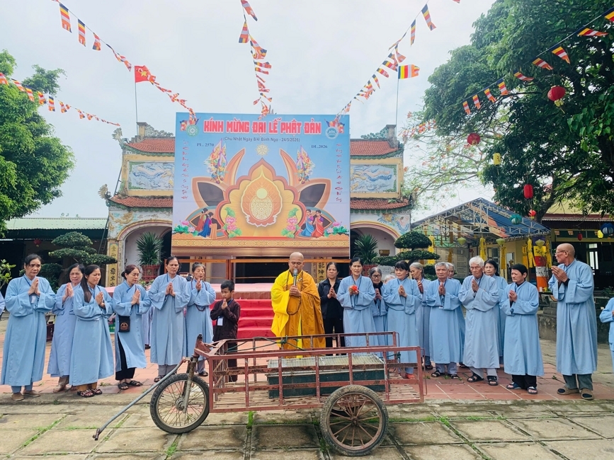 Chùa Đống Cao (Thanh Hóa): Cộng tu niệm Phật Một Ngày.