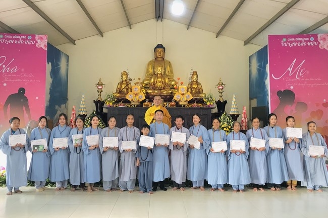 Chùa Đống Cao – Thanh Hóa: Lễ Quy y Tam bảo và Thiện sự ngày rằm