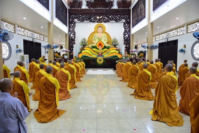The Monastic Confession 2021 at Hoang Phap Pagoda