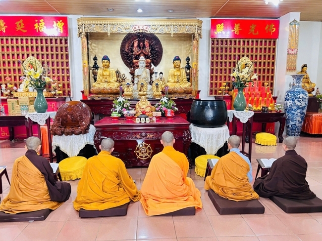 Dharma assembly for worshiping Bodhisattva Avalokitesvara – One-Day Practice at Linh An Pagoda in Taiwan