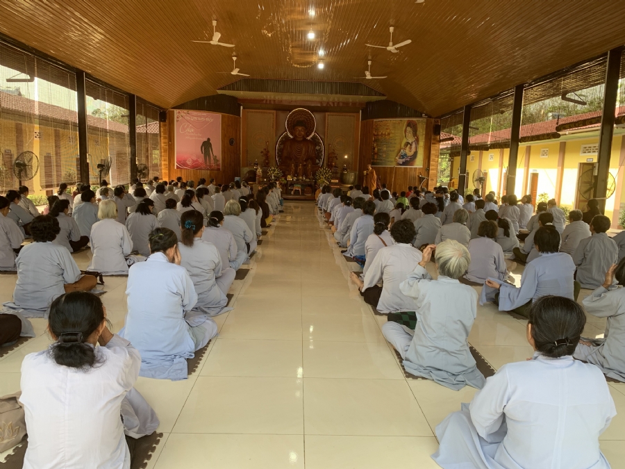 One-Day Peaceful Retreat in the ending of the Cat year at Suoi Phap Pagoda