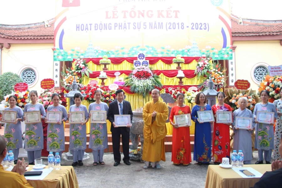 Chùa Tiêu Dao - Quảng Ninh: Tổng kết hoạt động Phật sự 5 năm  (2018 – 2023)