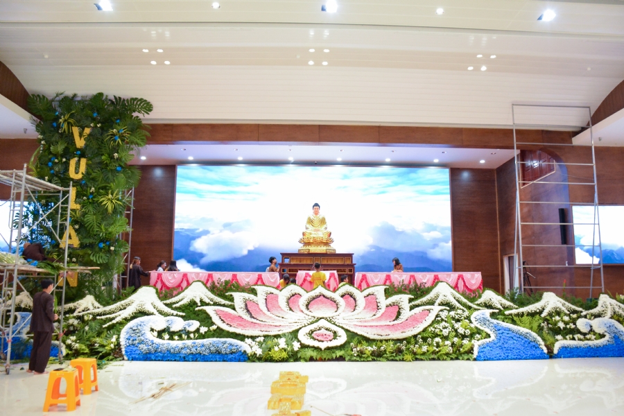 Công tác chuẩn bị Đại lễ Vu Lan Báo Hiếu 2022