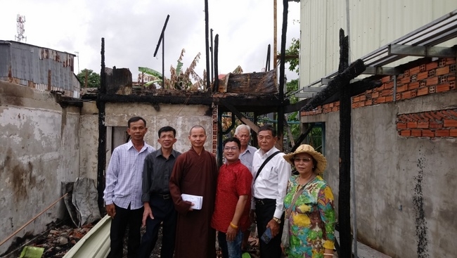 The Relief of fire victims at Russey Keo – Cambodia