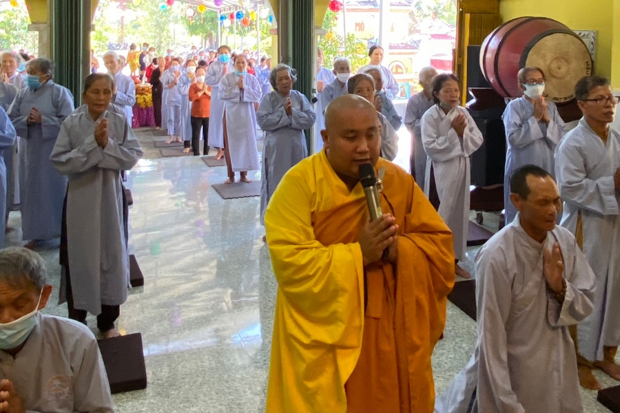 Buddha's Birthday celebration at An Son pagoda, Quang Ngai