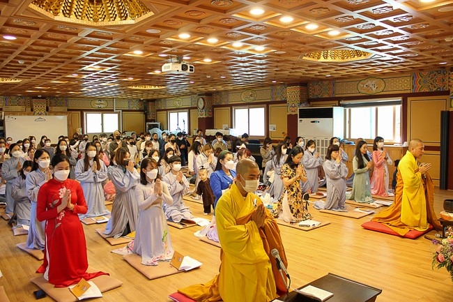 Buddha's Birthday Ceremony at Medicine Pagoda, Incheon City, South Korea