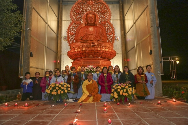 Dong Cao pagoda celebrating achievement enlightenment of Bodhisattva Siddhartha