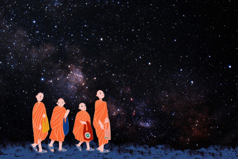 Giữa bầu trời sao lấp lánh