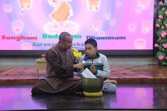 Hoa Phuc Pagoda: More than 150 children attended the first spring retreat in the Year of the Pig