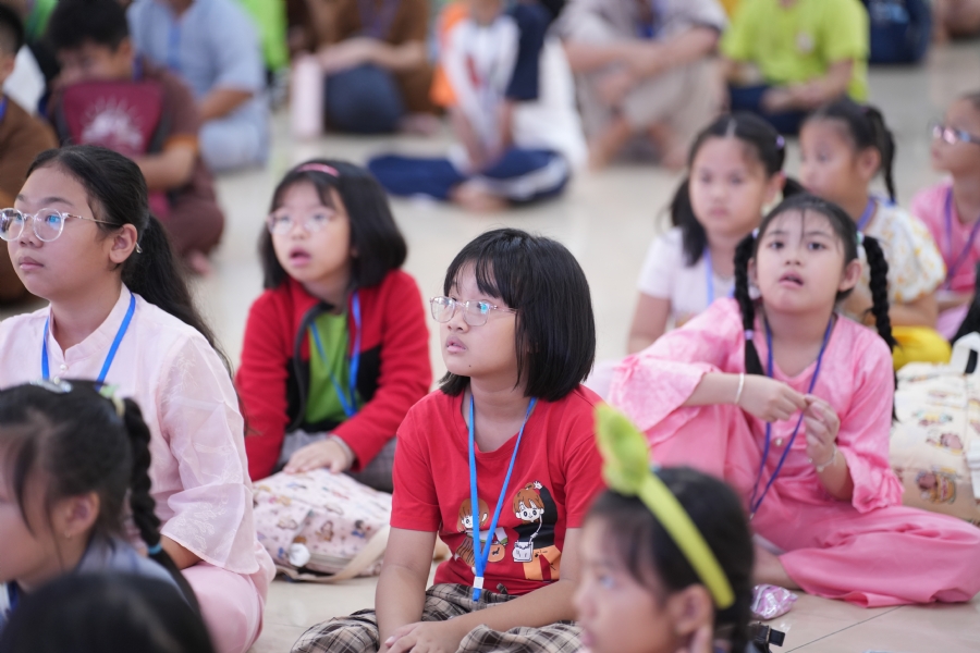 Khoá tu thiếu nhi “Em Về Bên Phật” Lần thứ 76.