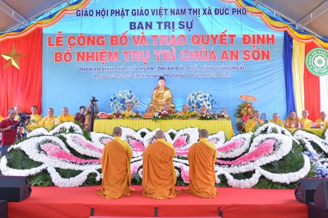 Abbot Appointment Ceremony of An Son Pagoda in Quang Ngai