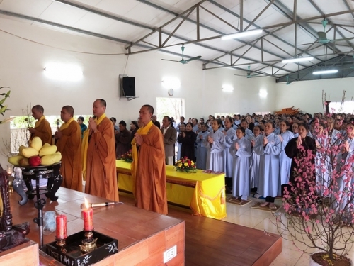 The Ceremony Wishing for Peace at the Beginning of the Lunar Year