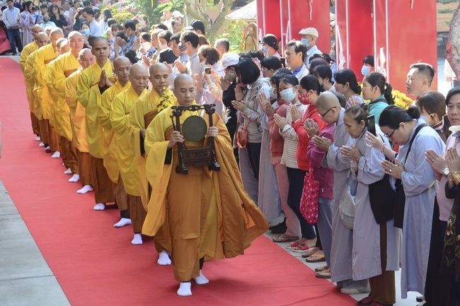 The Ceremony Praying for Peace in New Year