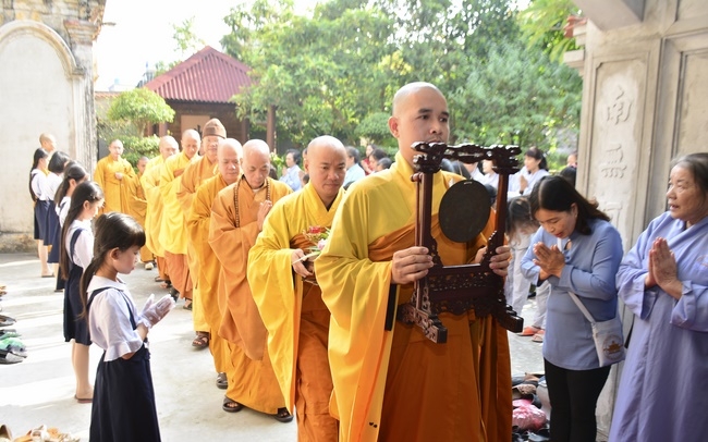 Lễ tưởng niệm Tổ sư tại chùa Tây Khánh, Thái Bình