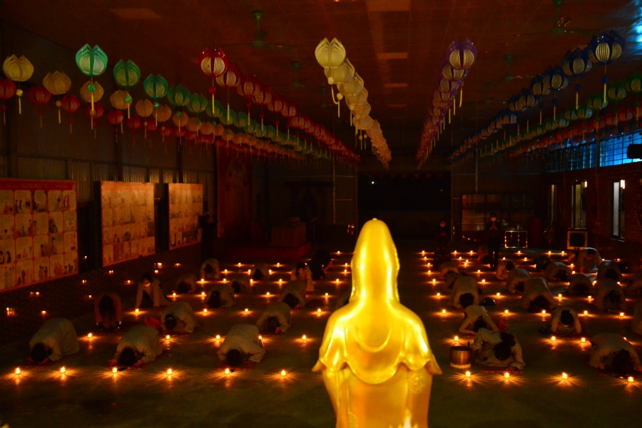 Lễ khánh đản đức Bồ tát Quán Thế Âm tại chùa Bốn - Nghệ An