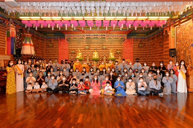 The Vesak Great Ceremony at Hoang Phap Temple in Jeonju City - South Korea   